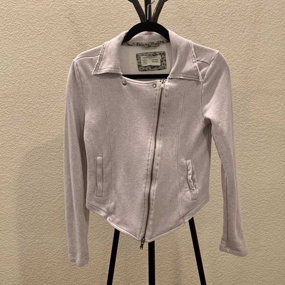 Anthropologie Terry Moto Jacket